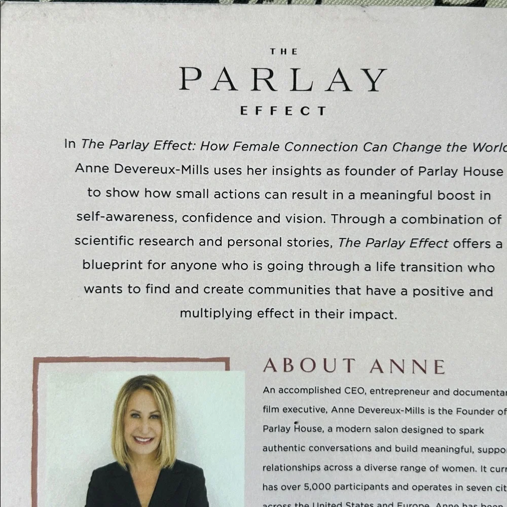 The Parlay Effect: How Female Connection Can Change the World. NWOT